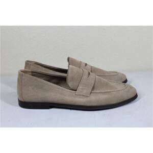 ALDO Men's Tan Suede Penny Strap Loafer Dress Shoes US 9.